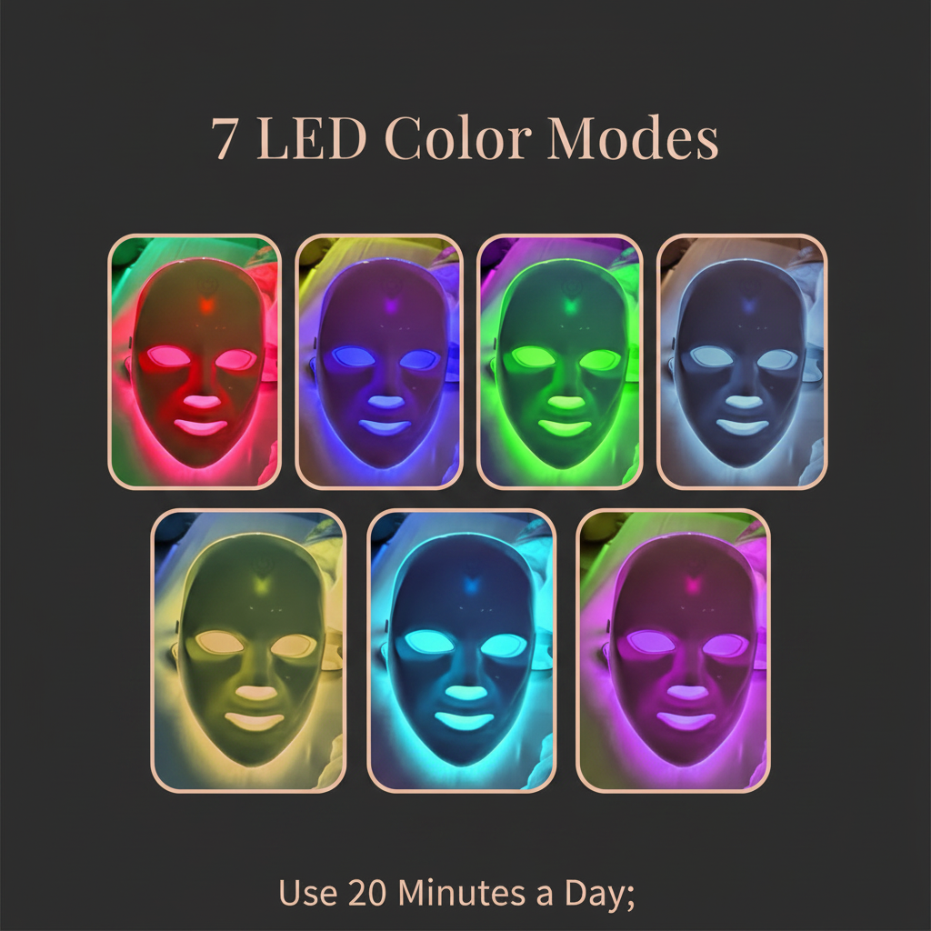 Glowborn LED Mask - 7 Original Colors
